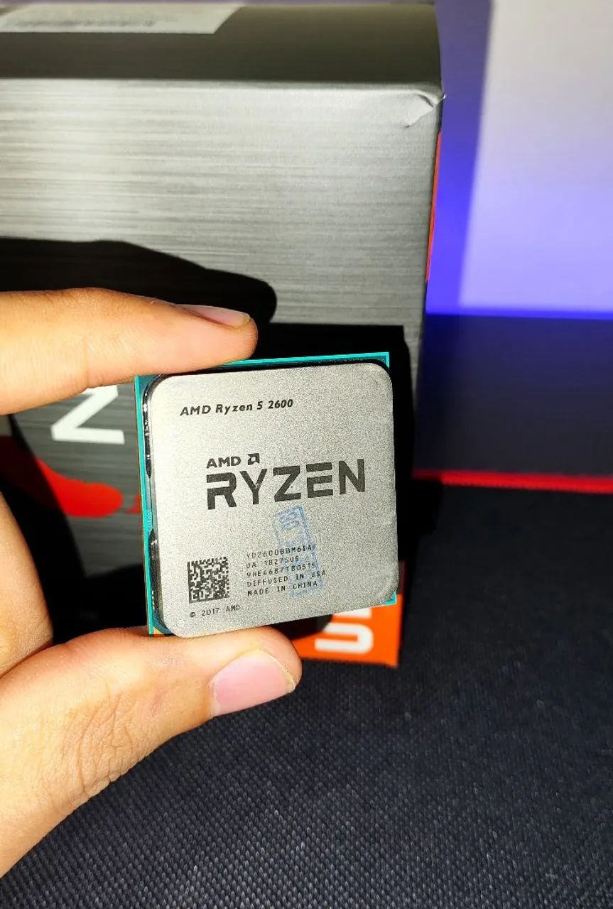 PROCESSADOR AMD RYZEN 5 2600 3.6GHz (TURBO 3.9GHz) AM4 SEMI-NOVO!