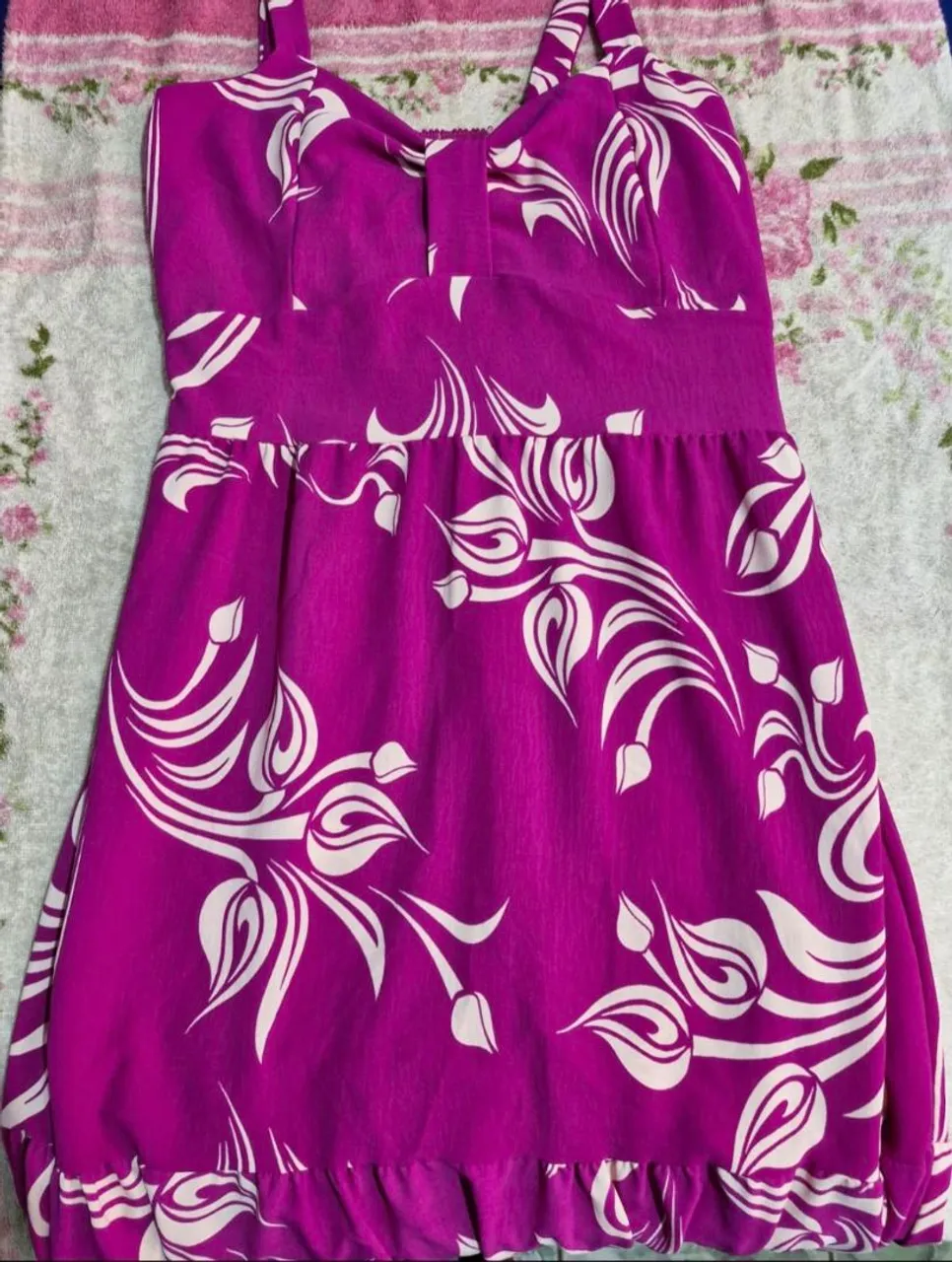 Vestido Floral Roxo