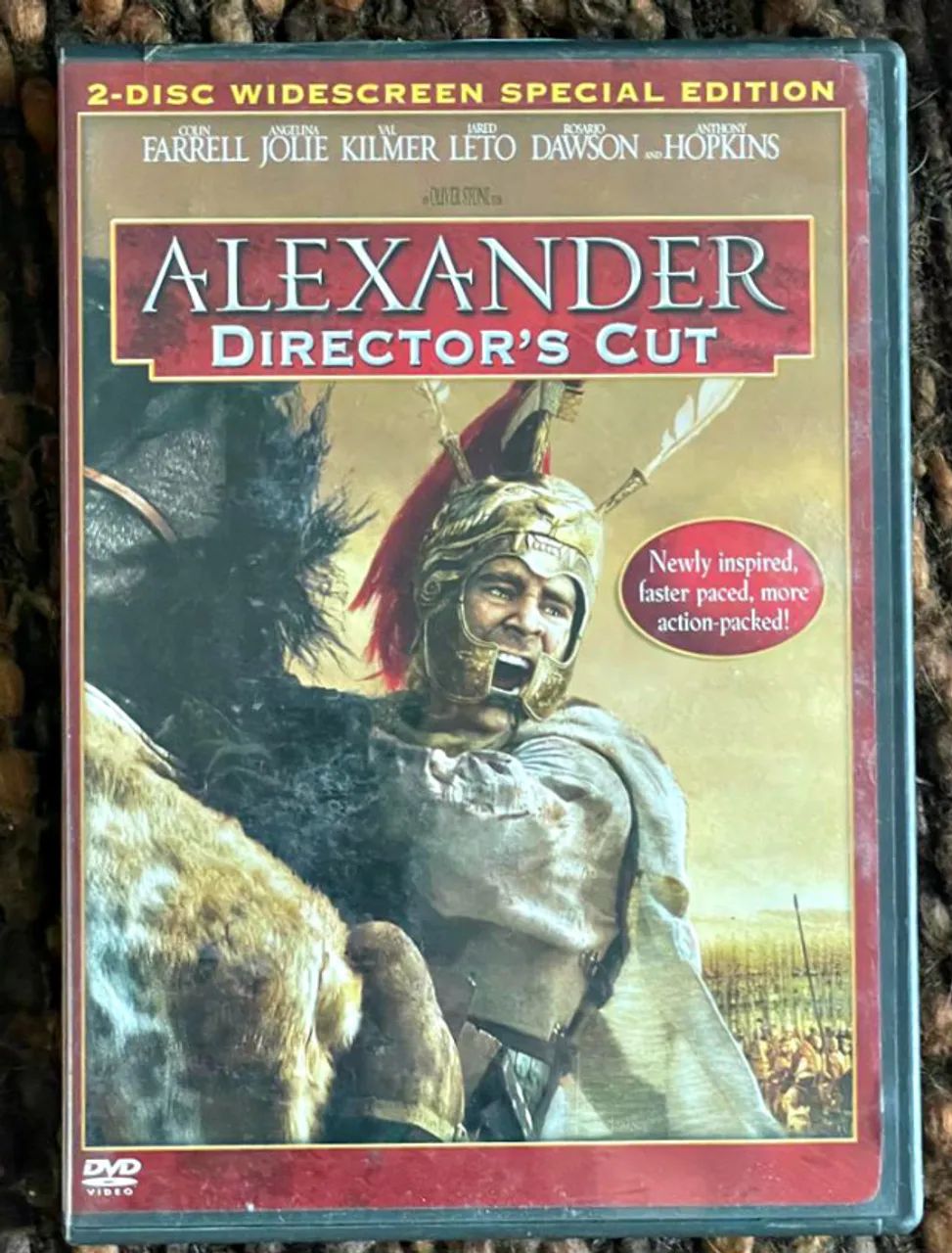 ALEXANDER DIRECTOR´s CUT DVD DUPLO COM DOCUMENTÁRIOS DO FILME IMPORTADO ACEITO OLX PAY