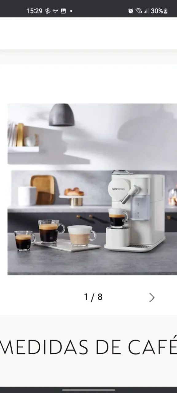 Cafeteira Nespresso Inissia - cinza - Foto 3