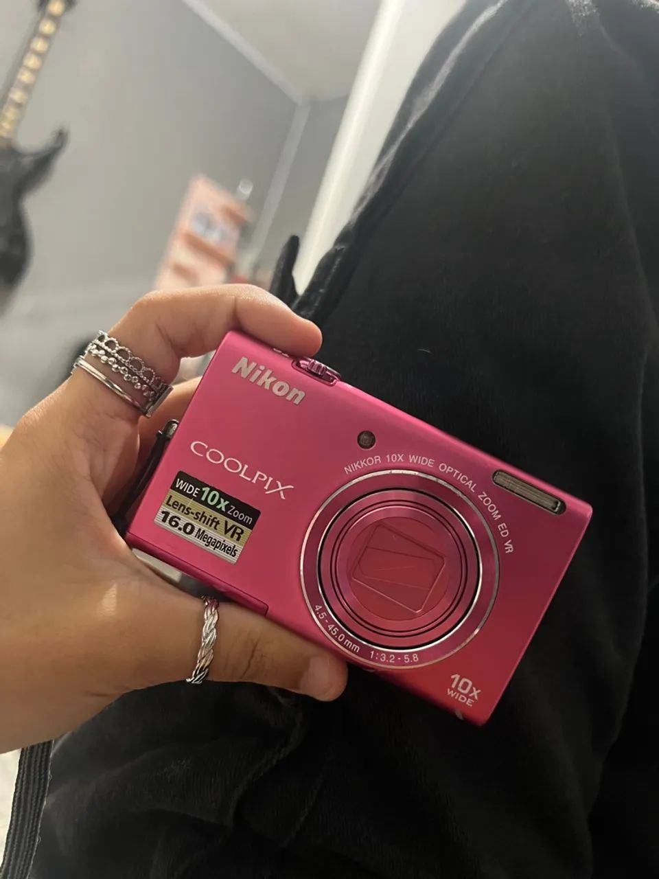 câmera digital nikon coolpix s6200 rosa - Foto 3