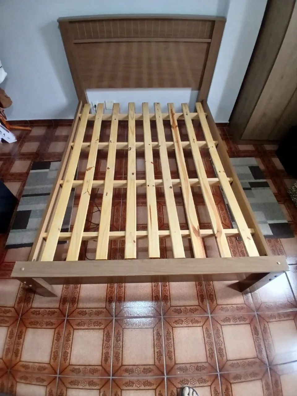 Cama de Casal com colchão64276679719427123