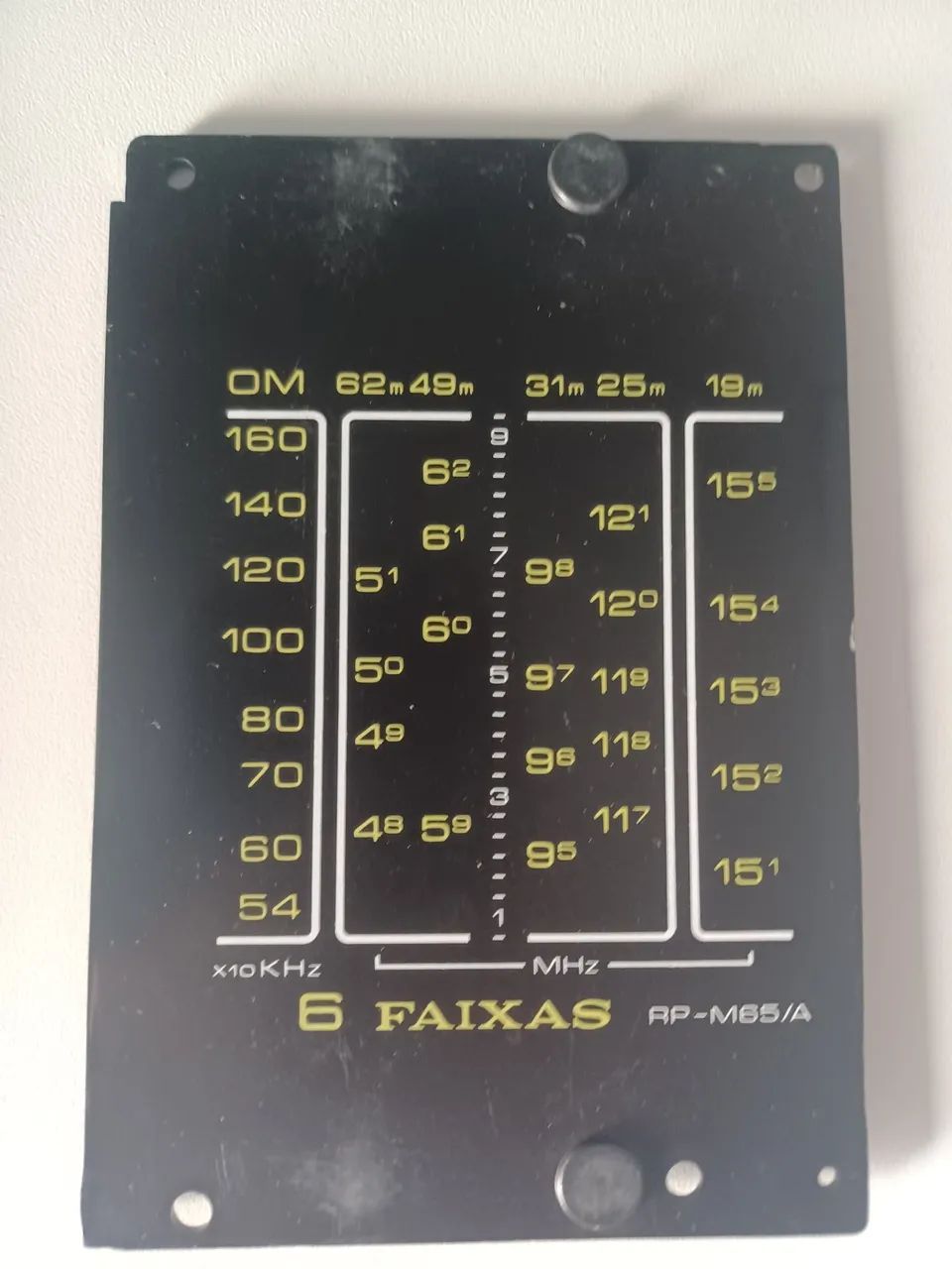 Display motoradio 6 faixas
