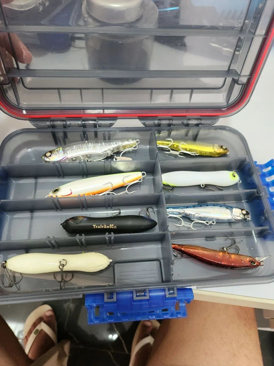 Tralha de pesca completa  - Foto 5