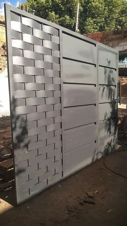 Modern-Design Steel Gate64861278554881121