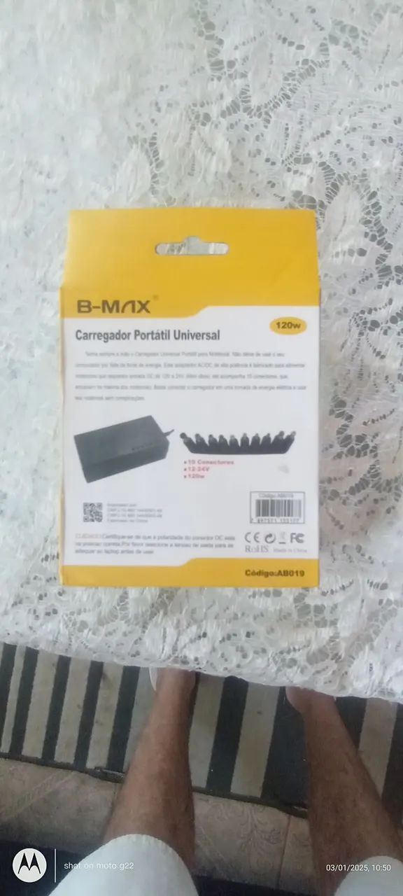 Carregador Portátil Universal B-Max 120w - Foto 3