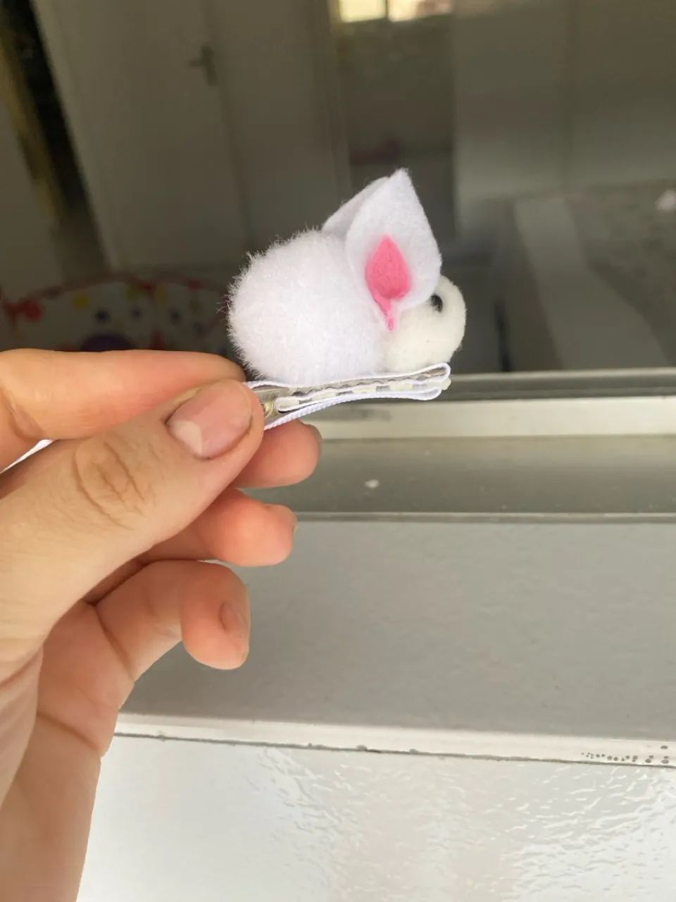 Presilha de cabelo do coelho  - Foto 3