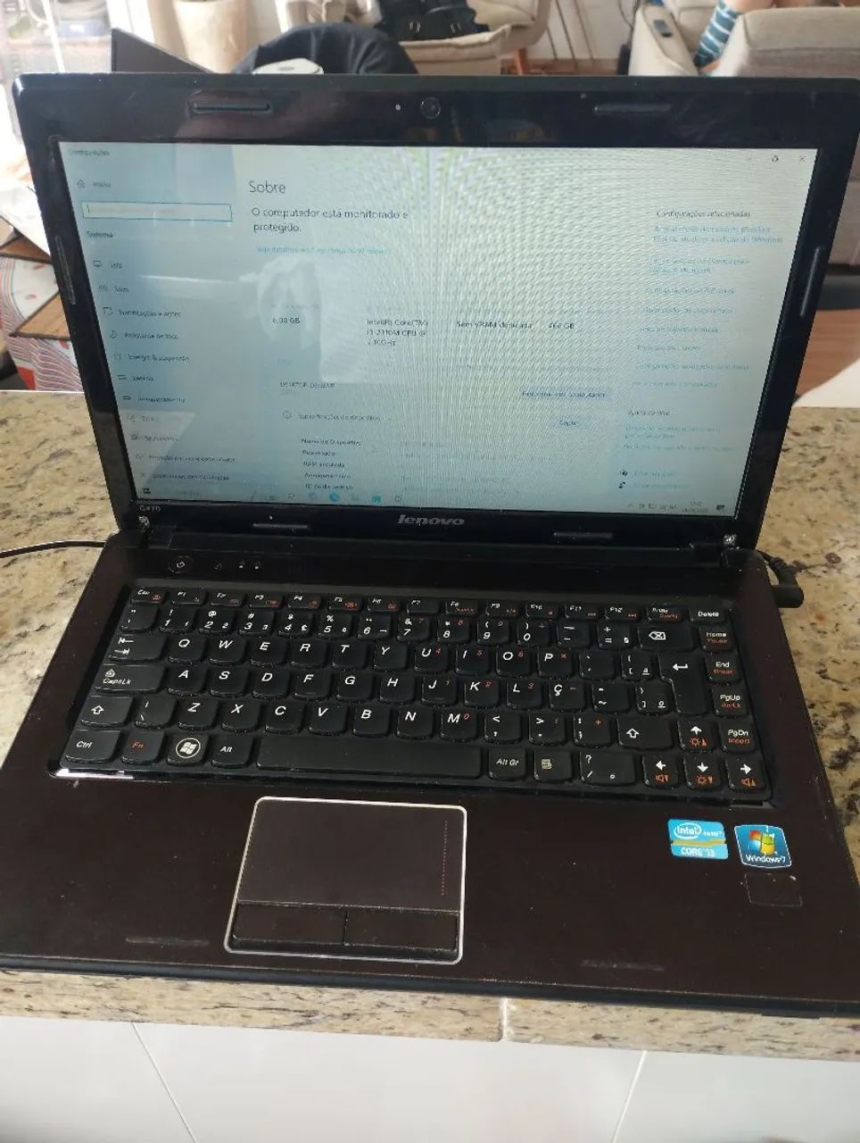 Notebook Lenovo G470_I3_6gb ram