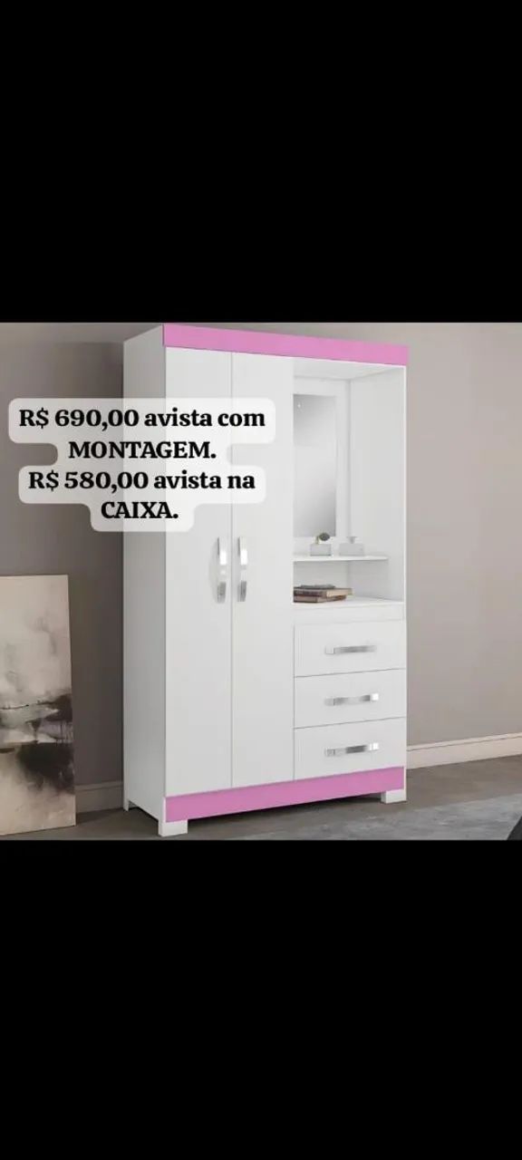 Guarda-Roupa de solteiro FLEX NOVOS - Foto 2