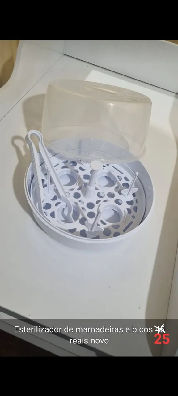 Esterilizador de Mamadeiras e Bicos