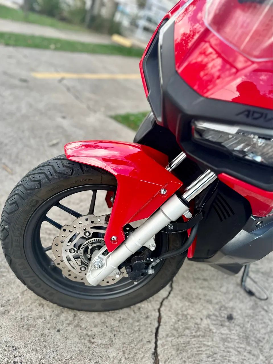 Vendo Honda ADV 150cv 2021 Vermelha  - Foto 10