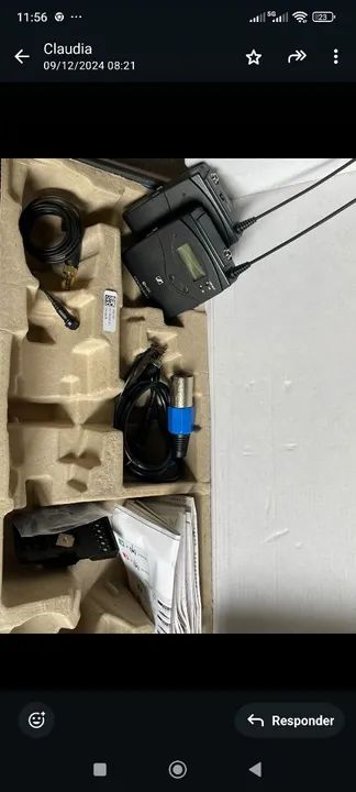 Kit de Microfone Wireless para Gravação de Áudio