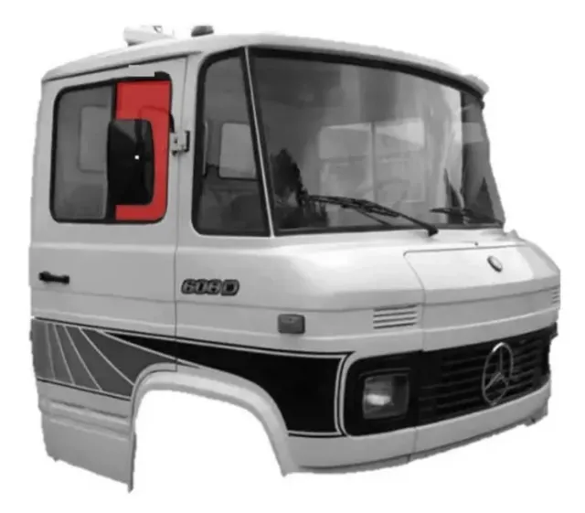 Vidro Lateral Movel Caminhão Mb 608 C/furo