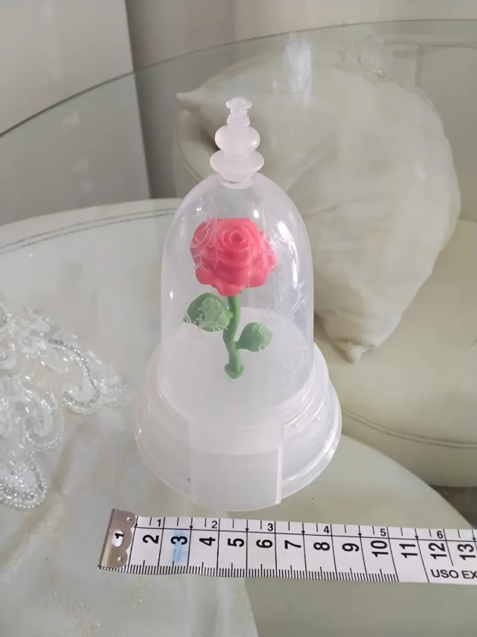 Rosa Porta Jóias A Bela e A Fera