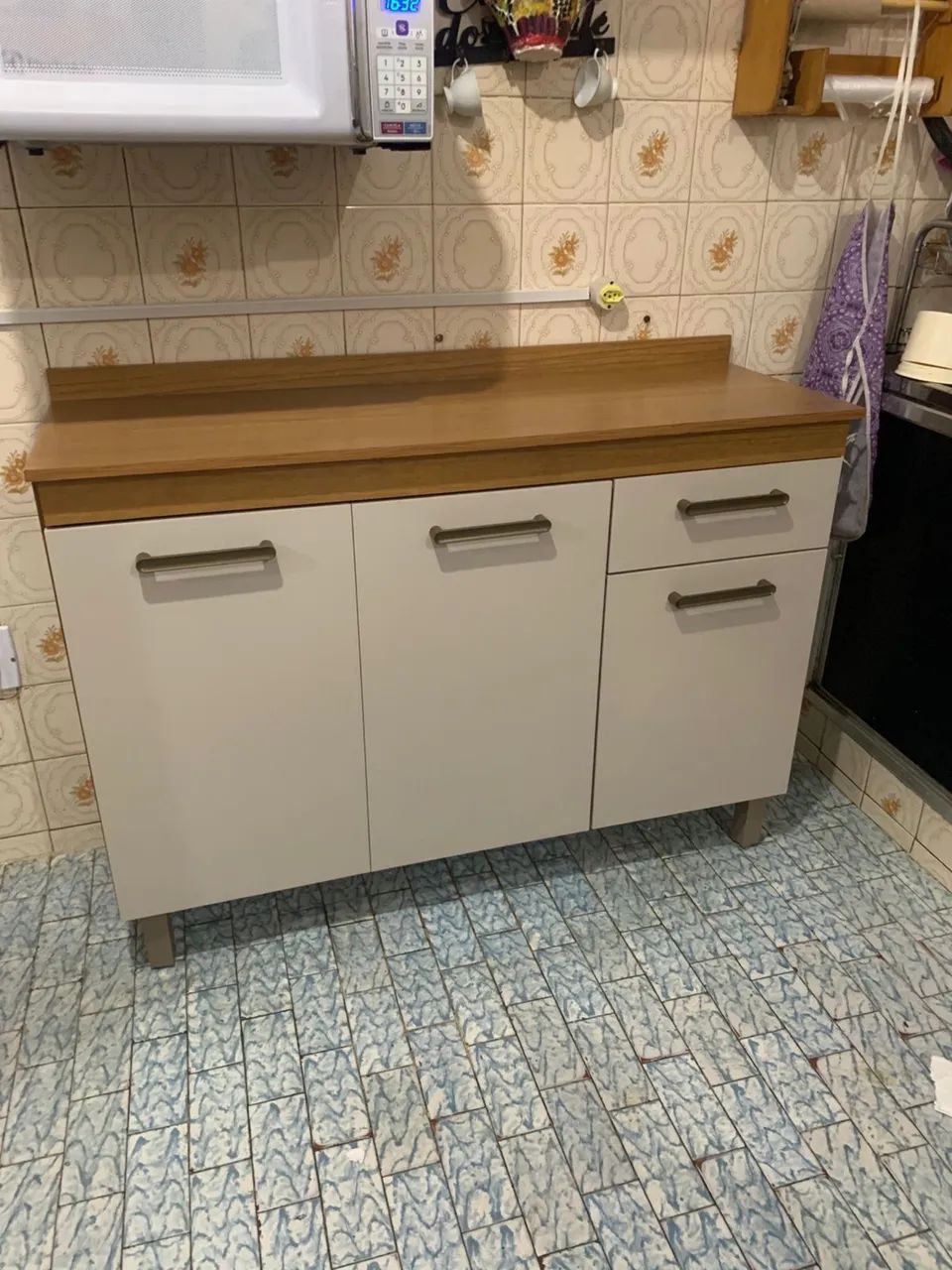Balcão para cozinha 3 portas 