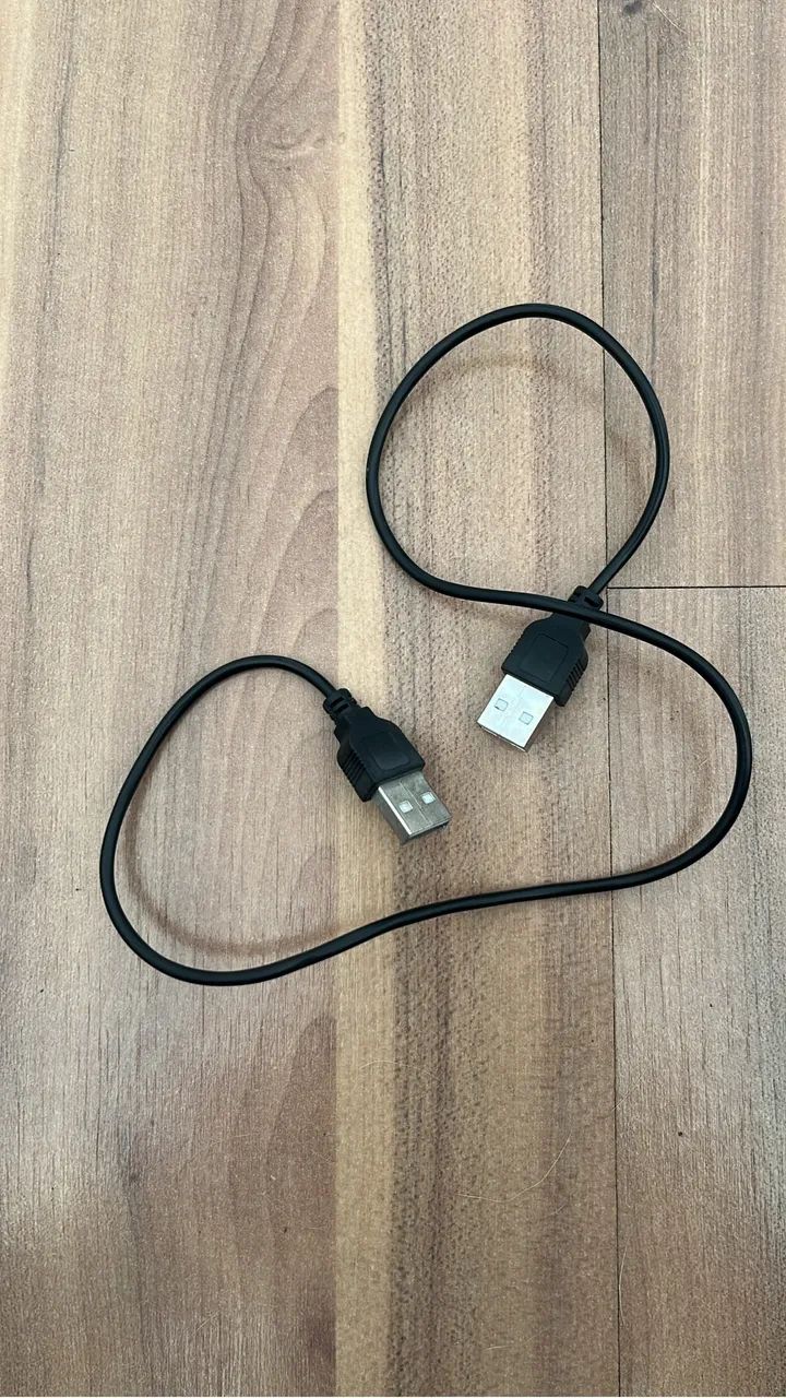 Cabo USB nas duas pontas