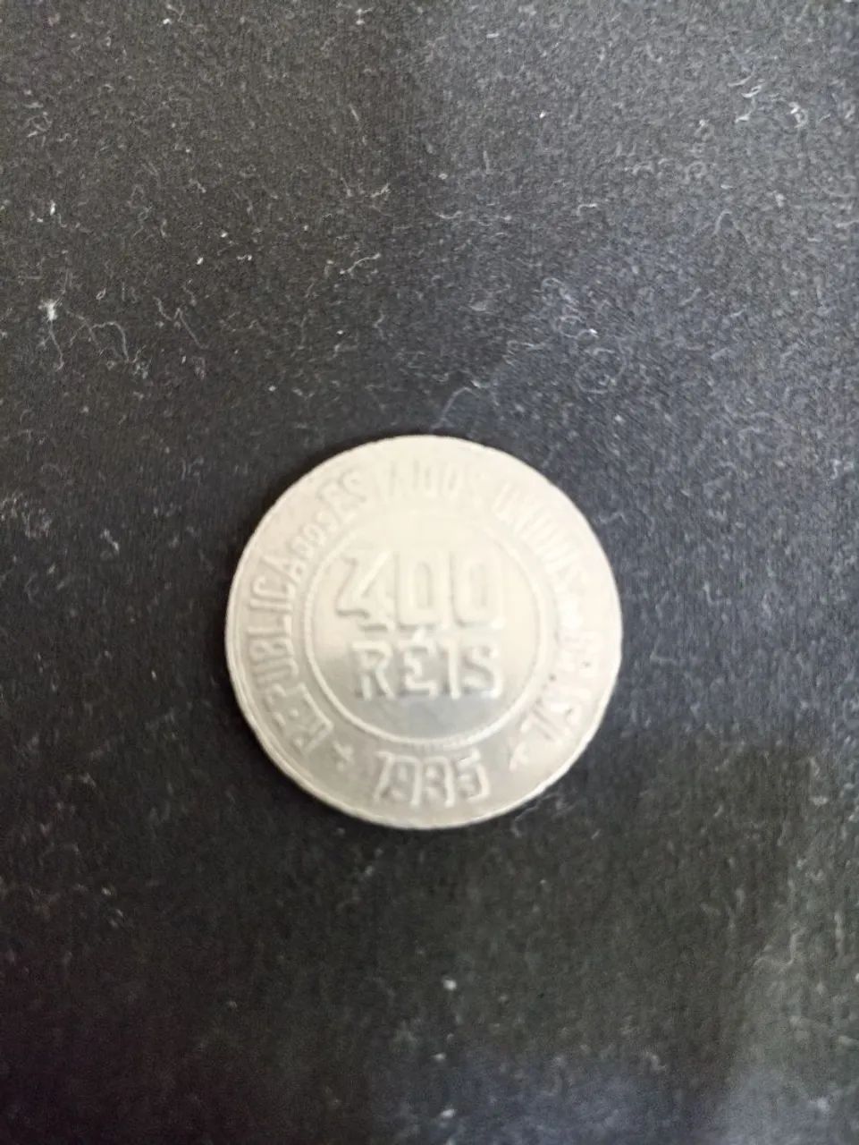 Moeda Brasileira de 400 Réis - 1935 - Foto 3