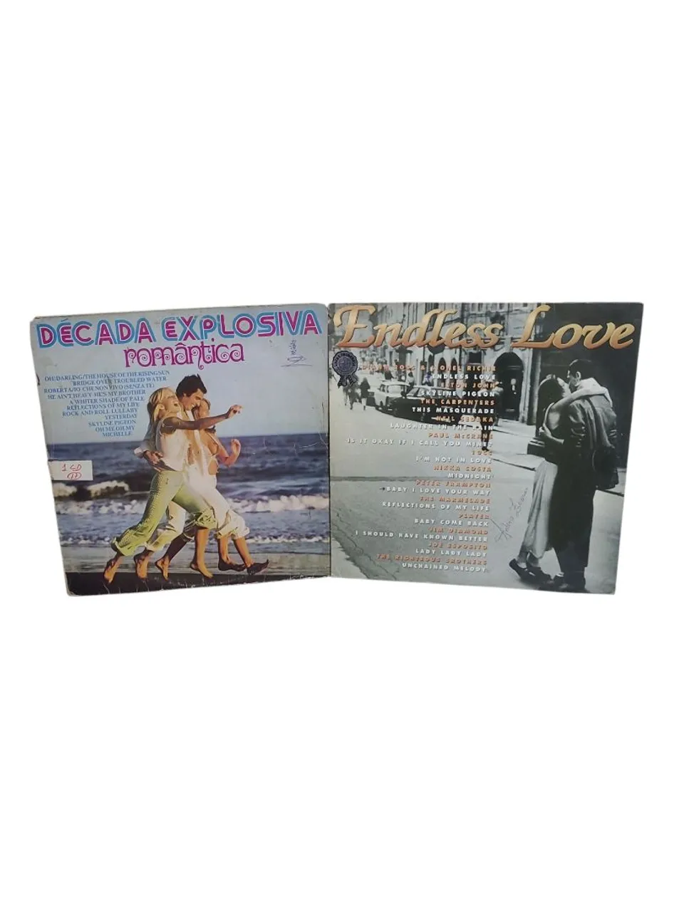 2 Discos de Vinil - Década Explosiva + Endless Love | Ótimo Estado