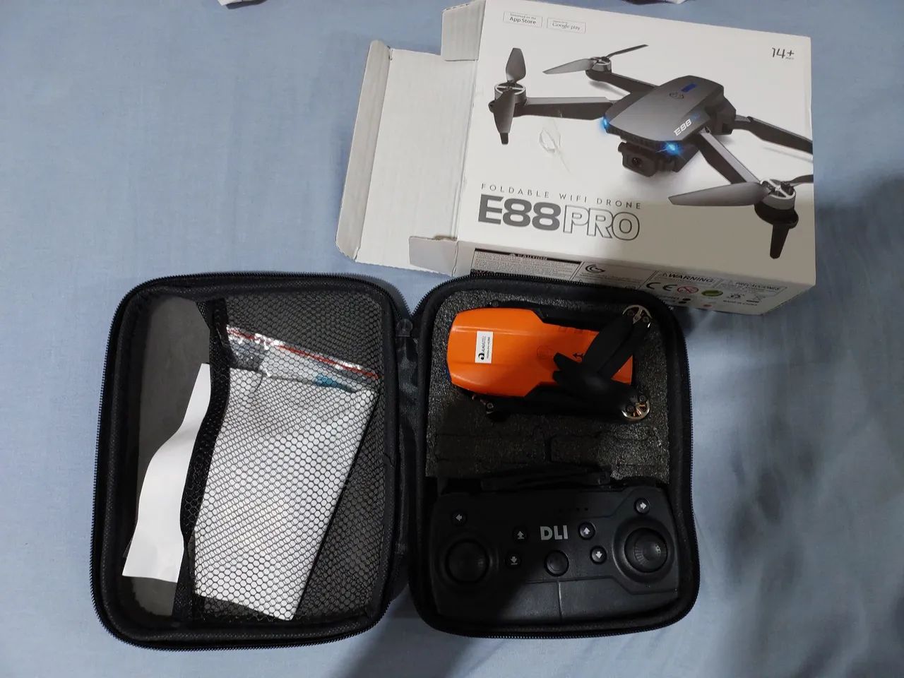 Drone E99 PRO - Dobrável e com Wi-Fi novo na caixa - Foto 2