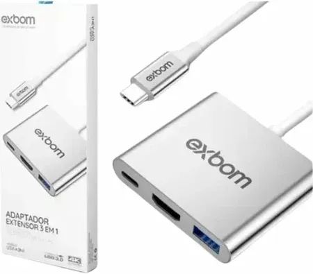 Adaptador extensor 3 em 1