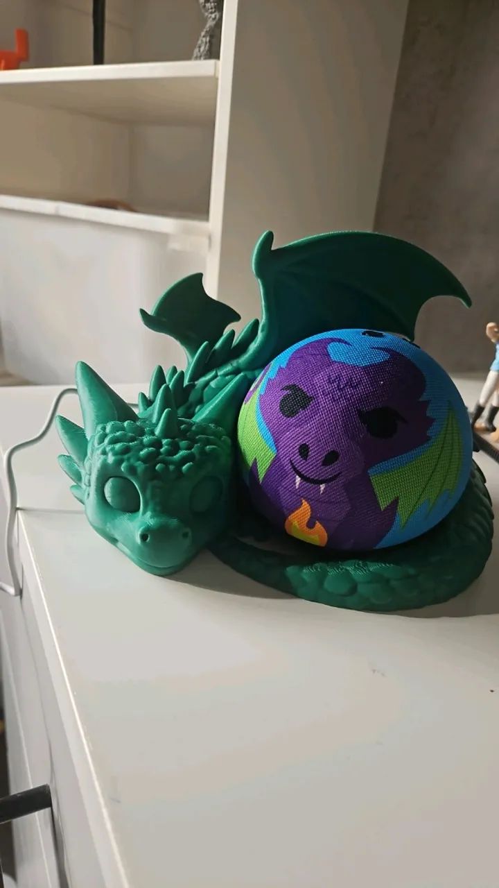 (Sob encomenda) Suporte Alexa echo dot dragão  - Foto 5
