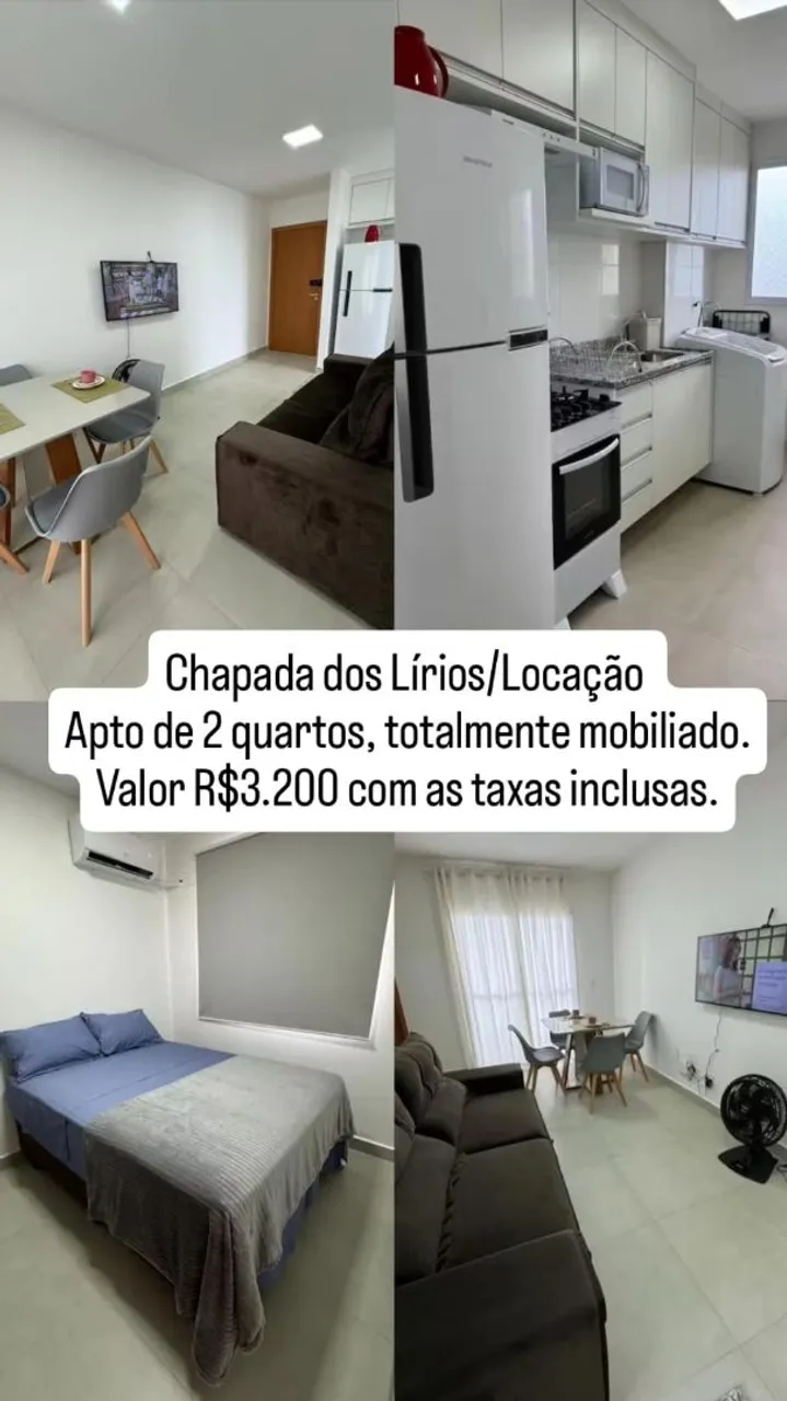 Aluga-se apartamento 2/4 chapada dos lírios em Cuiabá MT