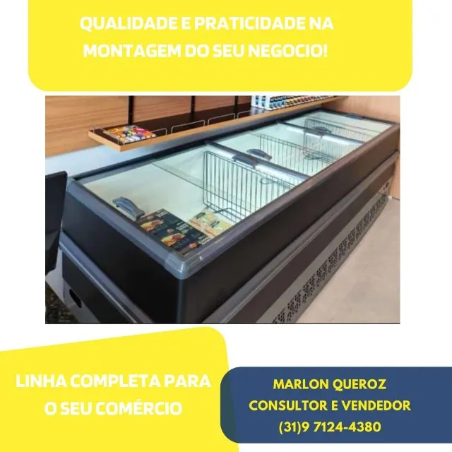 Ilha de Congelados Polar 2M Preta