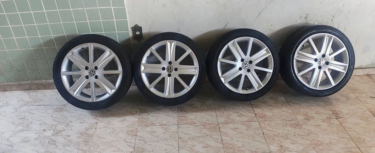 Jogo de Rodas Aro 17 VW Original