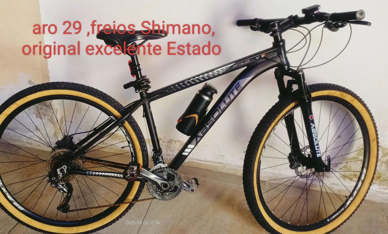 Bicicleta absolute will pro Aro 29 com freios Shimano