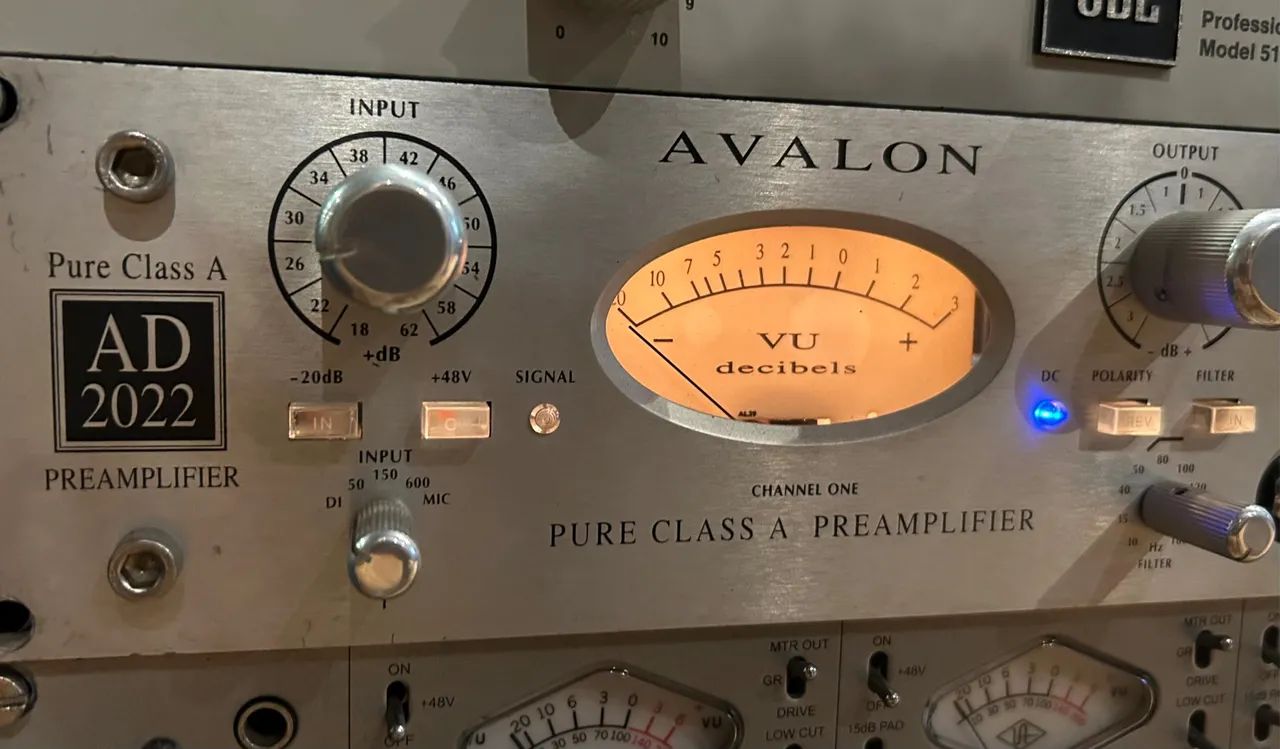 Pré-Amplificador microfone Avalon AD 2022- Classe A - Foto 4