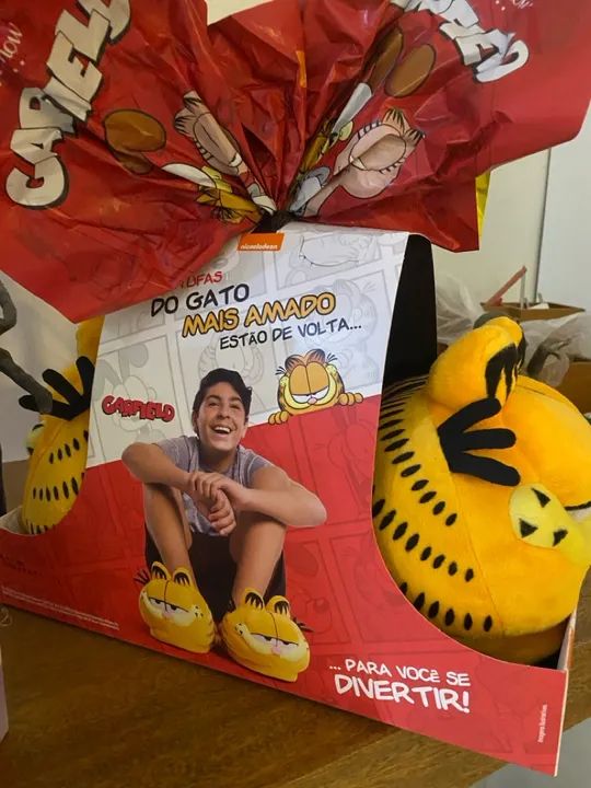 Ovo de Páscoa Garfield Cacau show  - Foto 3