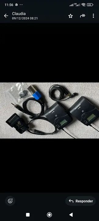 Kit de Microfone Wireless para Gravação de Áudio - Foto 5