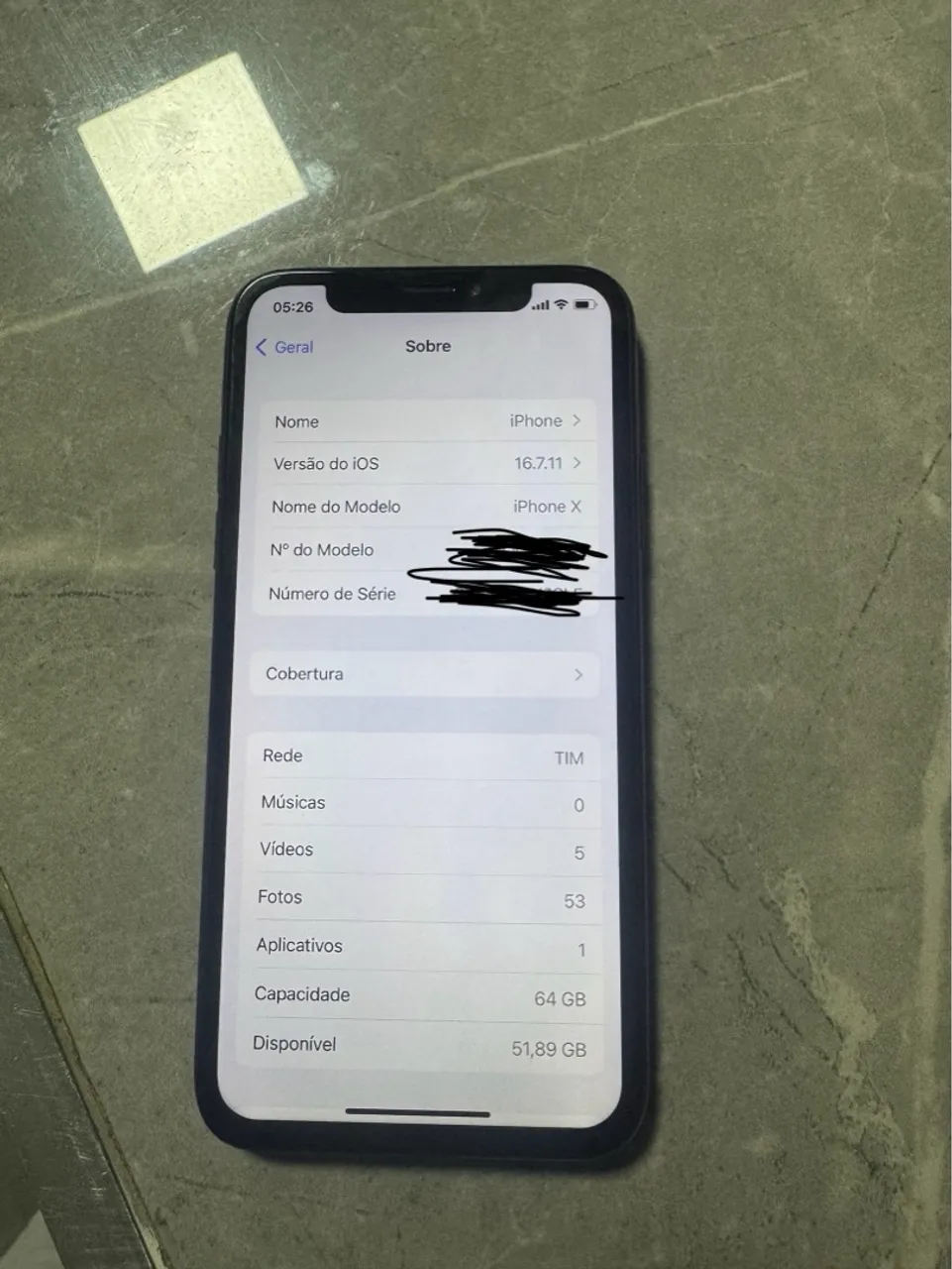 IPHONE X 16.7.1 ios PERFEITO ESTADO