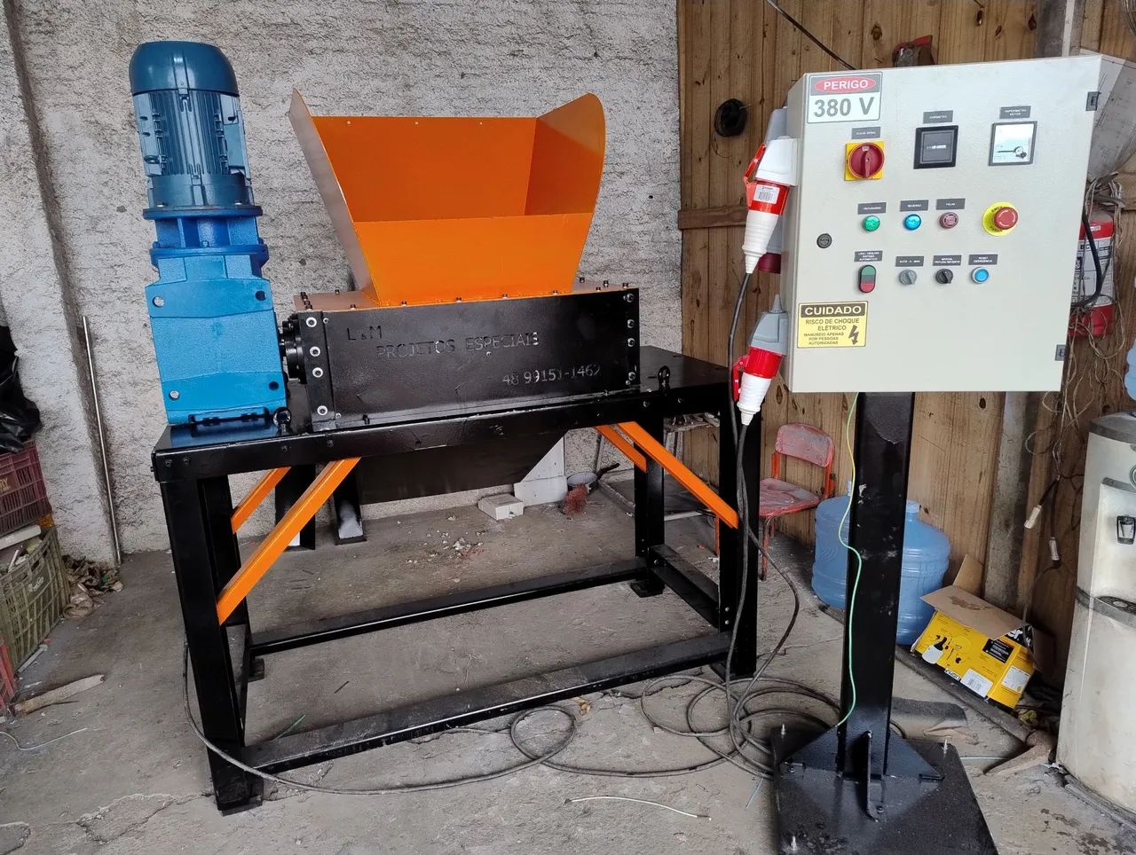 Moinho Triturador shredder fabricação sob medida 