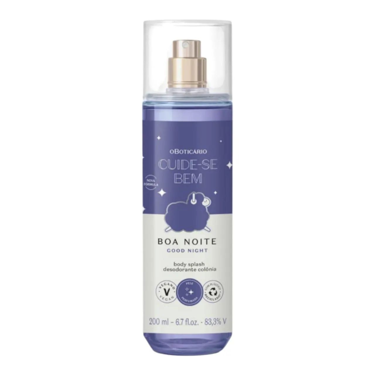 Body Splash Cuide-se Bem Boa Noite 200ml