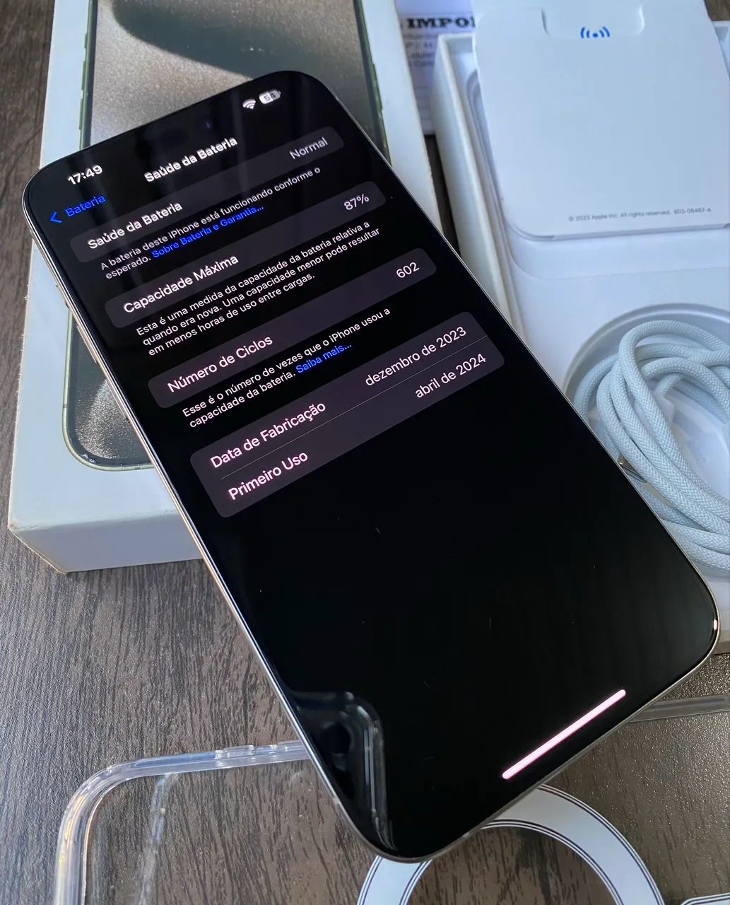 iPhone 15 Pro 本体 バッテリ91% 256GB 2024/4 美品 Apple iPhone 15 Pro 256GB - Titânio | Casas Bahia