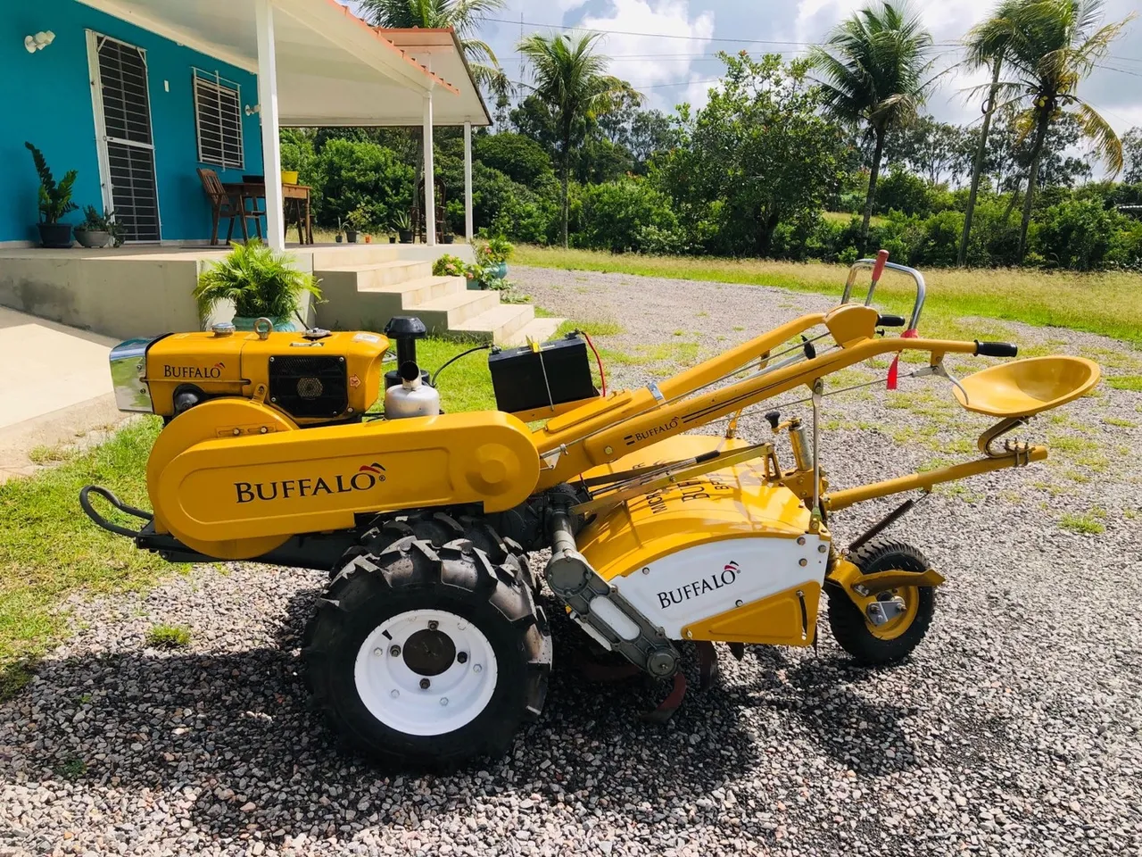Trator com enxada rotativa Buffalo - Novo