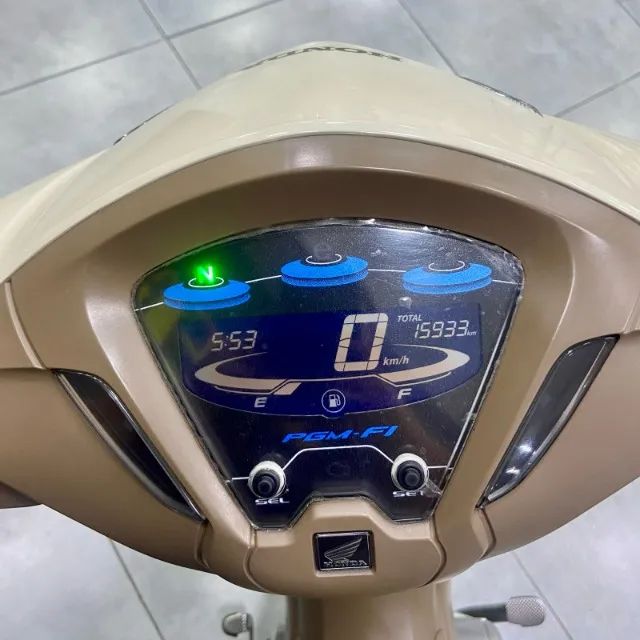 Honda Biz 125 2022 Branca com Bege - Foto 5