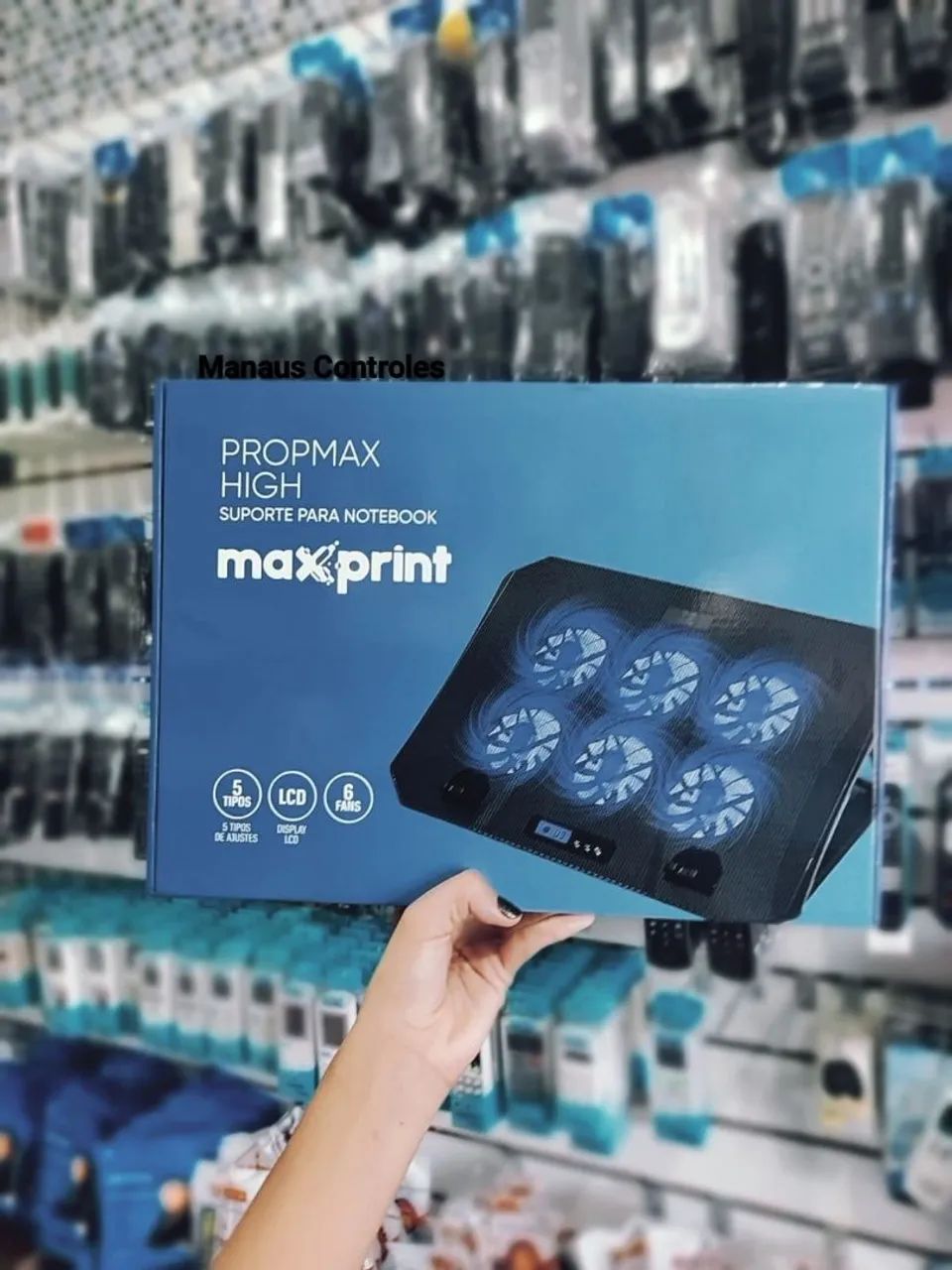 Base para Notebook Propmax High Maxprint com 6 Fans