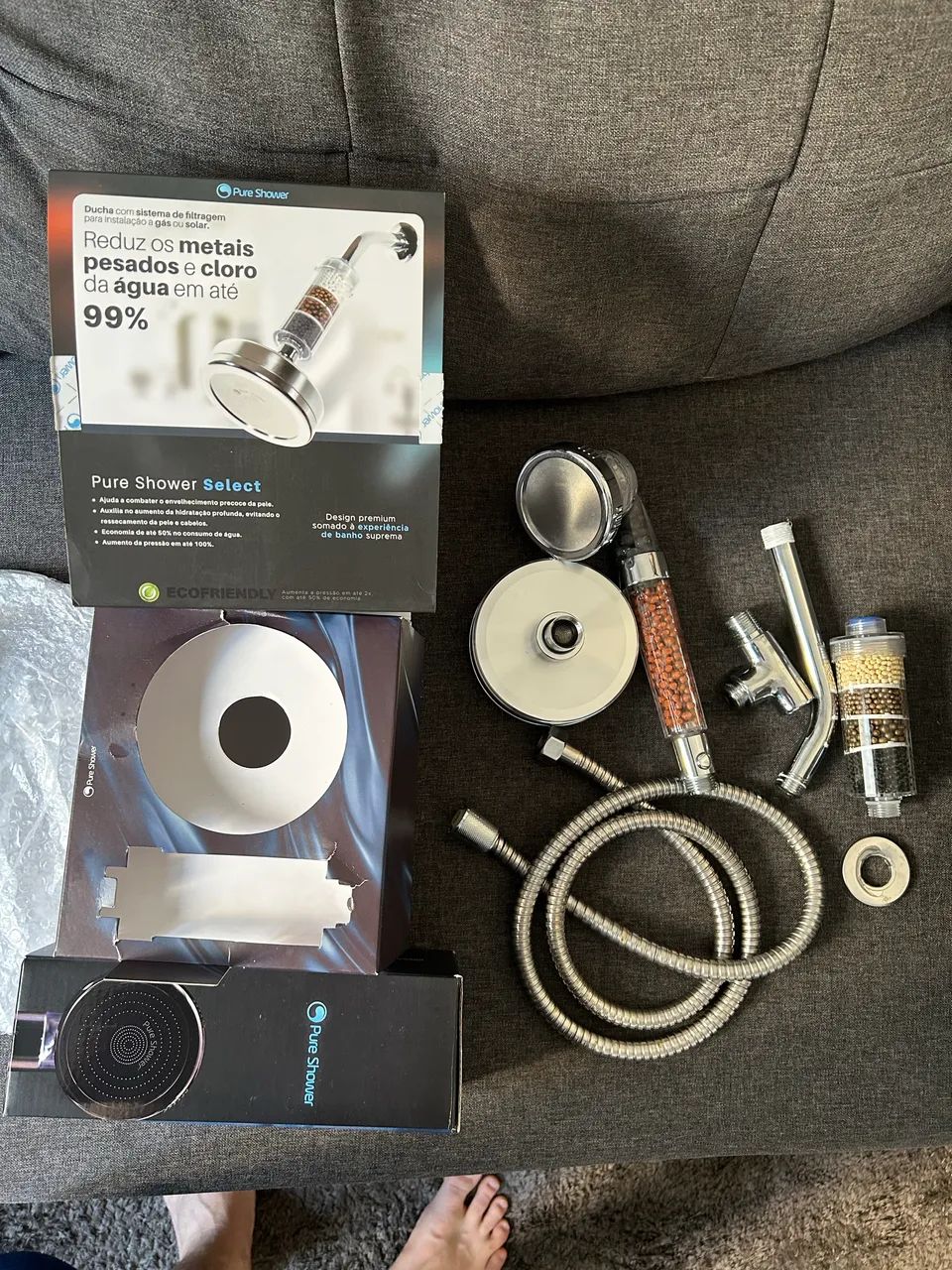 Kit Chuveiro+Ducha Pure Shower - Foto 2