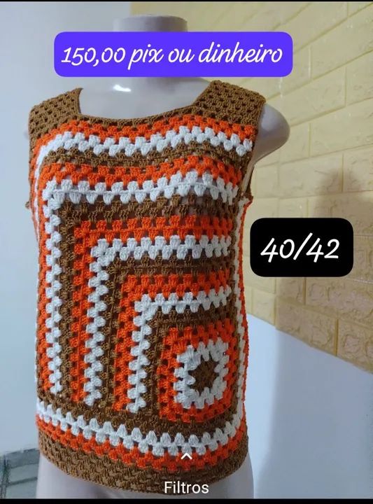 Blusas Crochê  - Foto 2