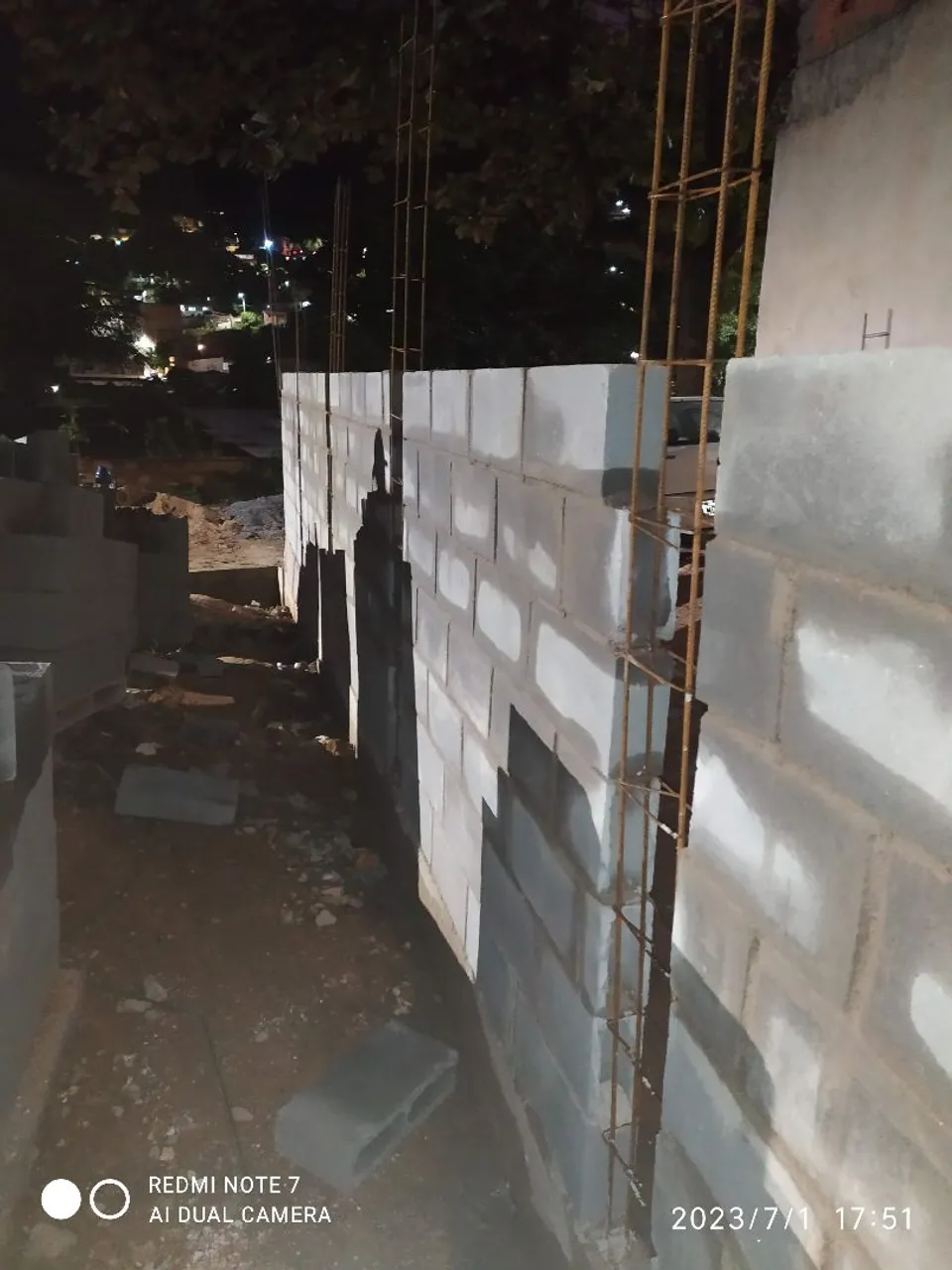 Blocos de concreto para construção