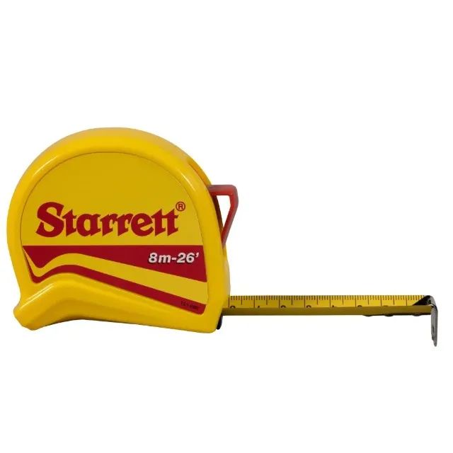 Trena Manual 8 Metros x 25mm Starrett DTS1-8ME - Foto 5