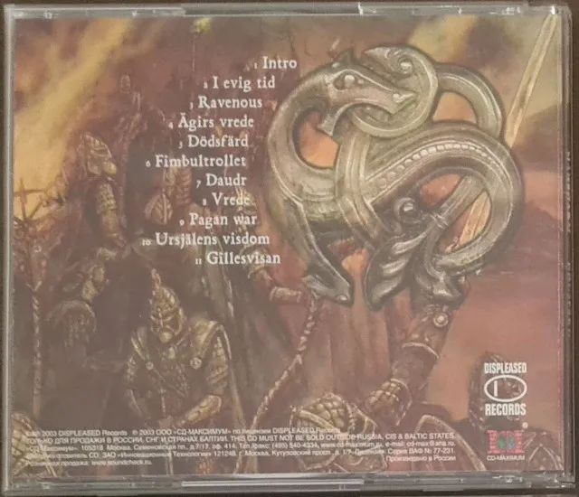 CD original Månegarm - Dödsfärd (Manegarm - Dodsfard) - Foto 3