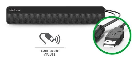 Antena Interna Amplificada Digital USB Intelbras AI 3101 - WZetta - Foto 4