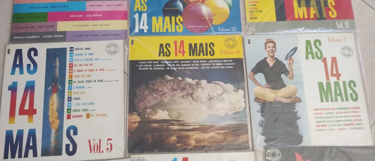 Coletânea de Vinil "As 14 Mais"_ 9 discos - Foto 4