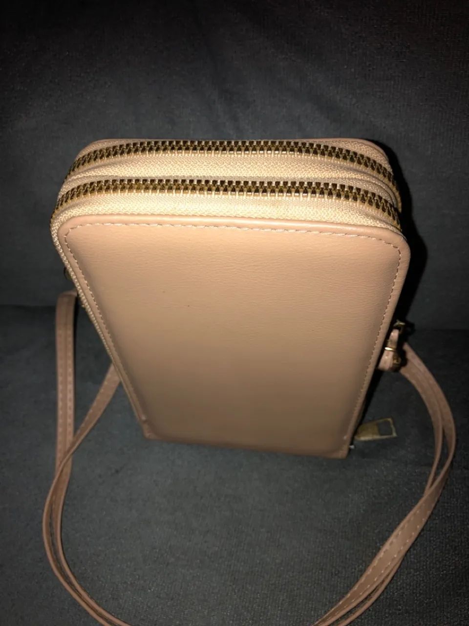 Bolsa de Ombro Feminina Bege - Foto 3