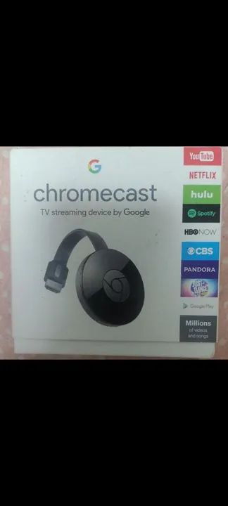 Chromecast Google - Streaming de Vídeo - Novo