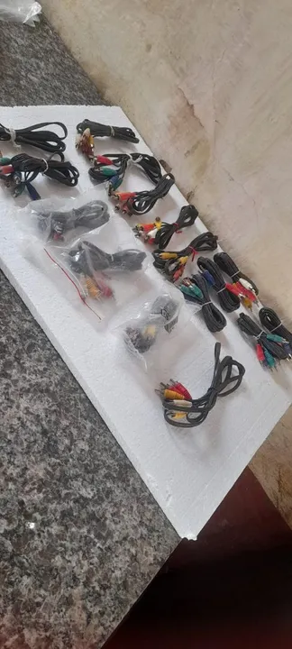 Cabos de Áudio RCA - Diversos tamanhos e cores
