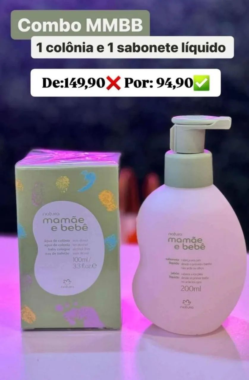 Kit Mamãe e Bebê Natura em promoção  - Foto 2
